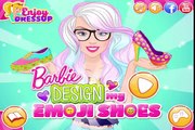 Barbie Design My Emoji Shoes - game for girls