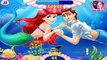 Ariel Kissing Underwater: Disney Princess Ariel - Best Baby Games For Girls