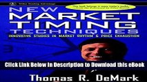 DOWNLOAD New Market Timing Techniques: Innovative Studies in Market Rhythm   Price Exhaustion