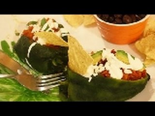 Chiles rellenos de tinga de zanahoria