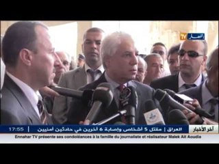 الطيب لوح يتفقد موقع إنجاز محكمة الدار البيضاء بالعاصمة