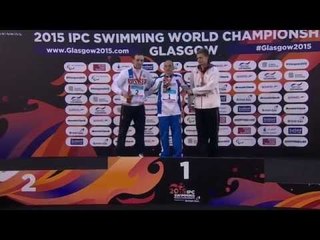 Men's 200m IM SM9 | Victory Ceremony | 2015 IPC Swimming World Championships Glasgow