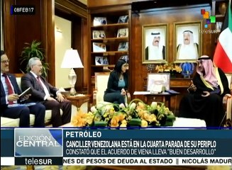 Venezuela: canciller y min. de Petróleo, en gira por Medio Oriente