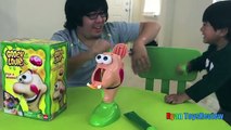 GOOEY LOUIE Family Fun Yucky Boogers Slime Game Surprise Toys Ryan ToysReview