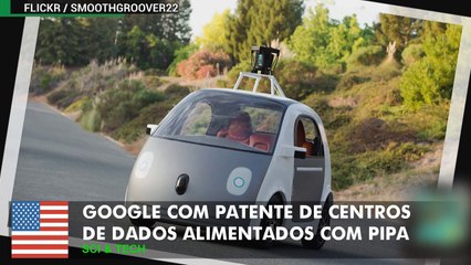 Download Video: Google obtém patente de centros de dados flutuantes alimentados com com energia elétrica de pipa e combustível auto sustentável.