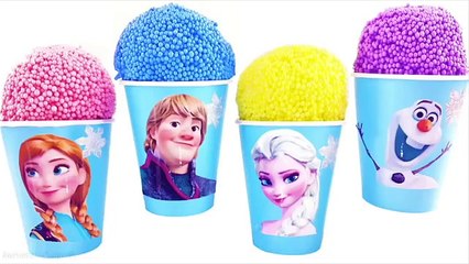 Mickey Mouse Club Disney Frozen Clay Foam Snow Cone Play-Doh Dippin Dots Learn Colors Episodes