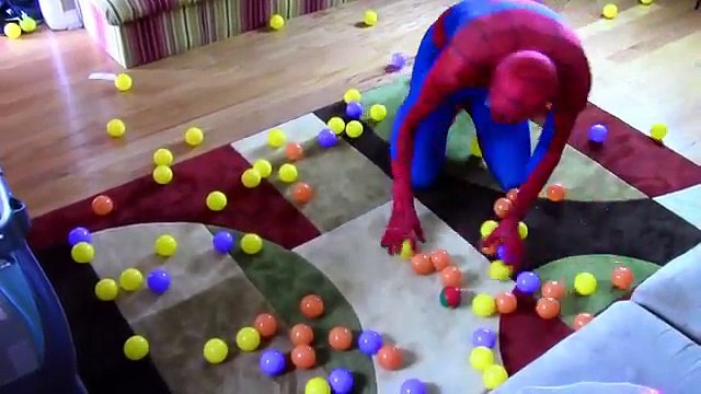 Elsa becomes Pink Spiderelsa with Pink Spidergirl and Joker in Jail: Funny Superhero video