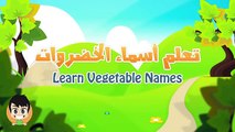Узнать овощи на арабском языке для детей تعليم أسماء الخضروات للاطفال باللغة العربية