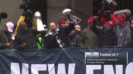 Bill Belichick Starts a 'No Days Off!' Chant During Super Bowl LI Victory Parade _ NFL-TCv4STkejlM