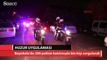 Başiskele'de 200 polisle huzur uygulaması