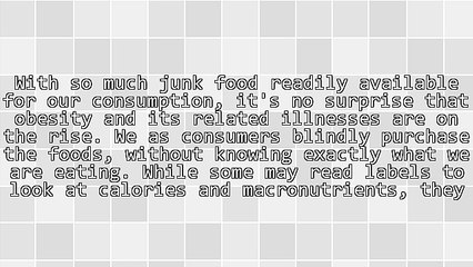 Food Is Fuel For Your Body, Choose Wisely