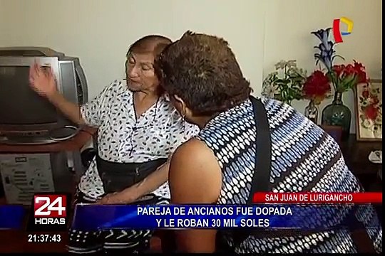SJL: falsa enfermera se gana confianza de ancianos y roba 30 mil soles