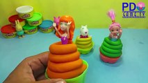 Peppa Pig Play Doh! Play Doh Ice Cream Surprise Barbie Toys Disney Princess Peppa Pig Learn