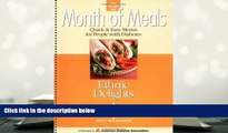 READ book Month of Meals: Ethnic Delights American Diabetes Association For Ipad
