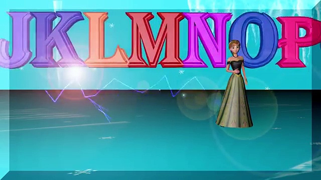 Frozen Alphabet ABC Song - English Alphabet for Children - Learn the ABCD s Songs with Frozen
