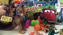 11 Surprise Eggs Unboxing Kinder Surprise Киндер Сюрприз Godzilla