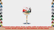 Santa Barbara Design Studio Lolita Love My Wine Hand Painted Glass Vacation in a Glass 04daae0c