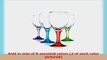 Klikel Carnival 10oz Assorted Colored Wine Glasses Set of 8 2c8f7da8