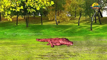 Crocodile Finger Family Nursery english 3d rhymes | Children Animated finger family song