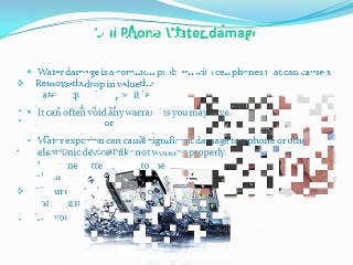 Cell Phone Water Damage Repair