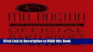 PDF Online Mr. Boston Official Bartender s Guide ePub Online