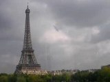 Tour Eiffel vue de la ligne 6