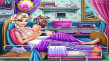 Permainan Beku Elsa Lahir Caring - Play Frozen Games Elsa Birth Caring