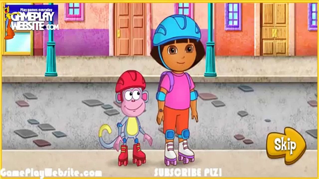 Dora lExploratrice ❤ dora roller skating adventure ❤ baby games