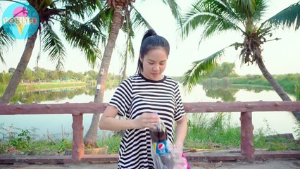 [ ดูดขึ้นมั้ย  ] กินเป็บซี่ด้วยหลอดยาว 3 เมตร-V2vBg7KyQYw
