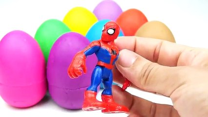 SURPRISE EGGS FOR T0DDLERS!!! Mickey Mouse Disney Cars Finn and Jake Marvel Spiderman Paw Patrol HD