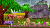 Lion Cartoons for Children | Lion Rain Dance for Rain Rain Go Away Nursery Rhyme For Children