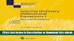 [Read Book] Solving Ordinary Differential Equations I: Nonstiff Problems (Springer Series in