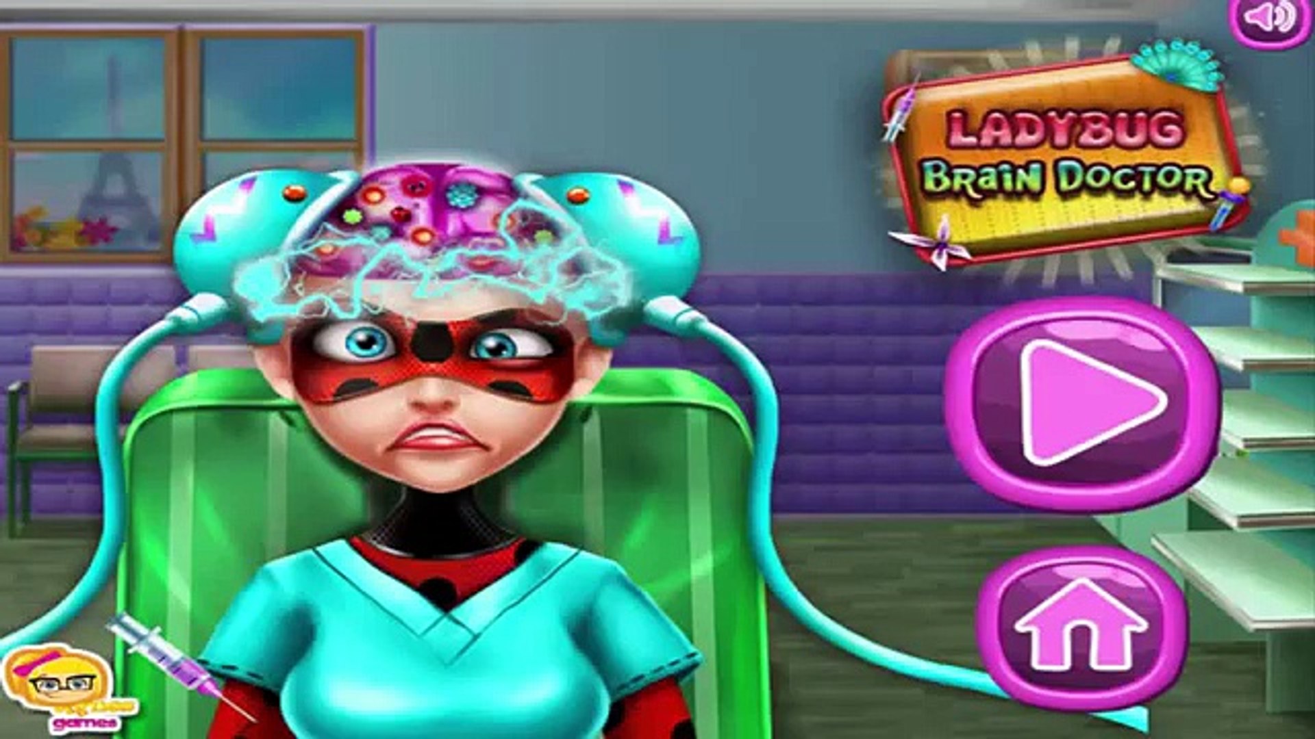 Miraculous Ladybug Brain Doctor Animation Video - Ladybug and Cat Noir Games