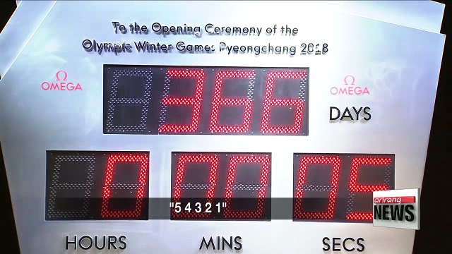 One year countdown begins to 2018 PyeongChang Winter Olympics