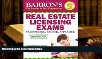 PDF [FREE] DOWNLOAD  Barron s Real Estate Licensing Exams, 10th Edition (Barron s Real Estate