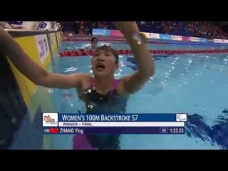 Women's 100m Backstroke S7 | Final | 2015 IPC Swimming World Championships Glasgow