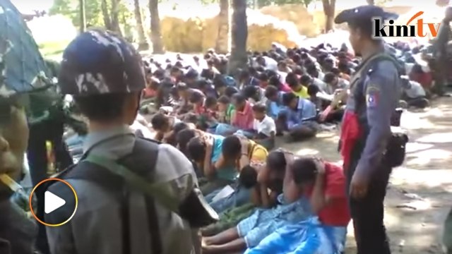 3 cops punished over abuse of Rohingya on video