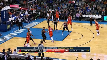 CJ McCollum Drops Oladipo! Westbrook Gives Aminu a Map! Blazers vs Thunder-nA_kKk1vFv8