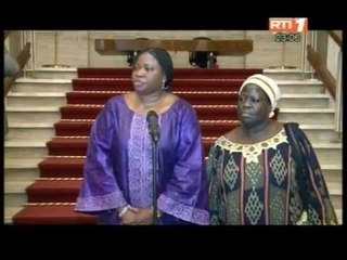 Le Président Ouattara a reçu Mme Bensouda et des representations diplomatiques Angolaises