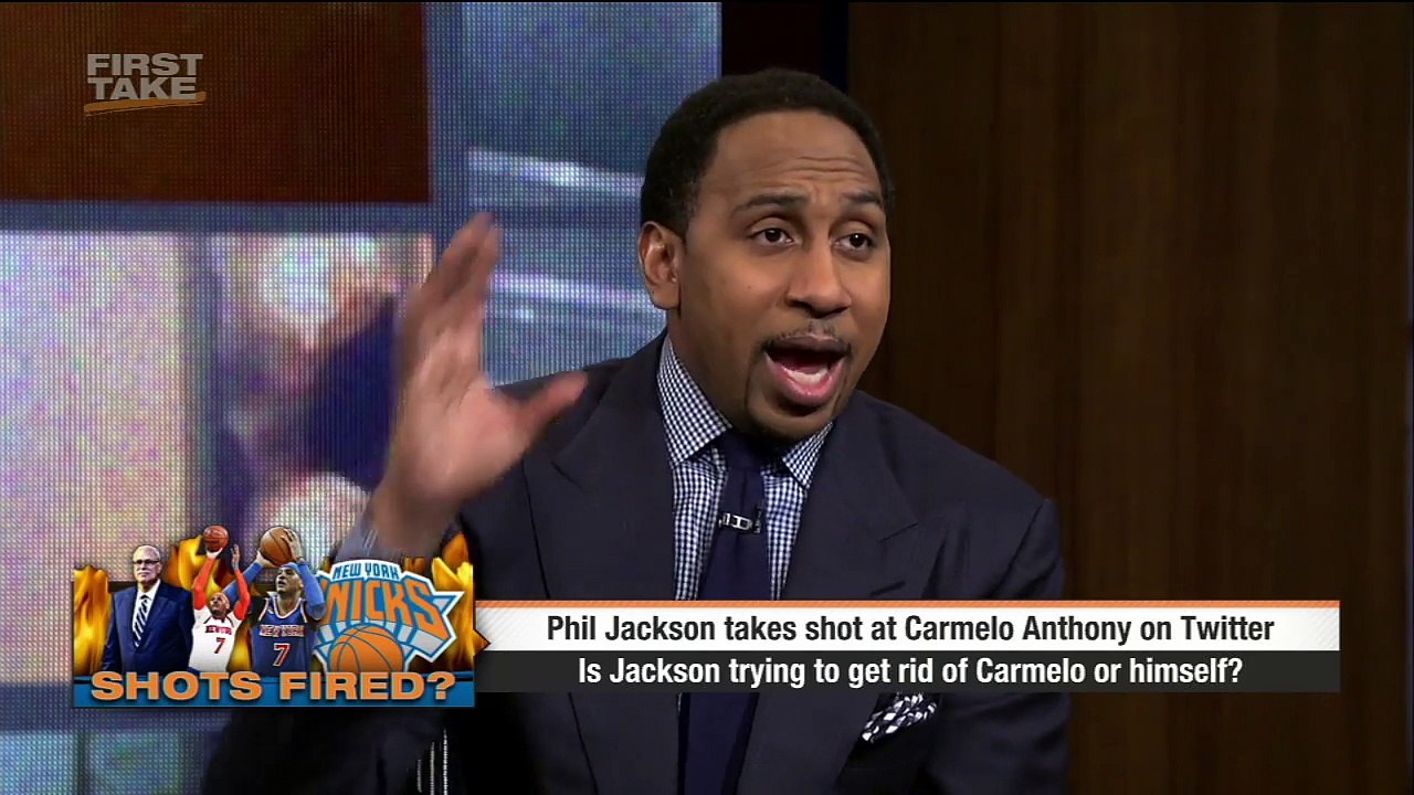 Carmelo Anthony 'Does Not Like' Phil Jackson _ First Take-s1Objh13vIo