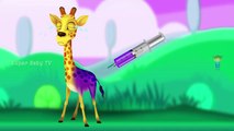 Learning Colors Injection Giraffe | Colors for Children to Learn | learn colors with Cute Giraffe