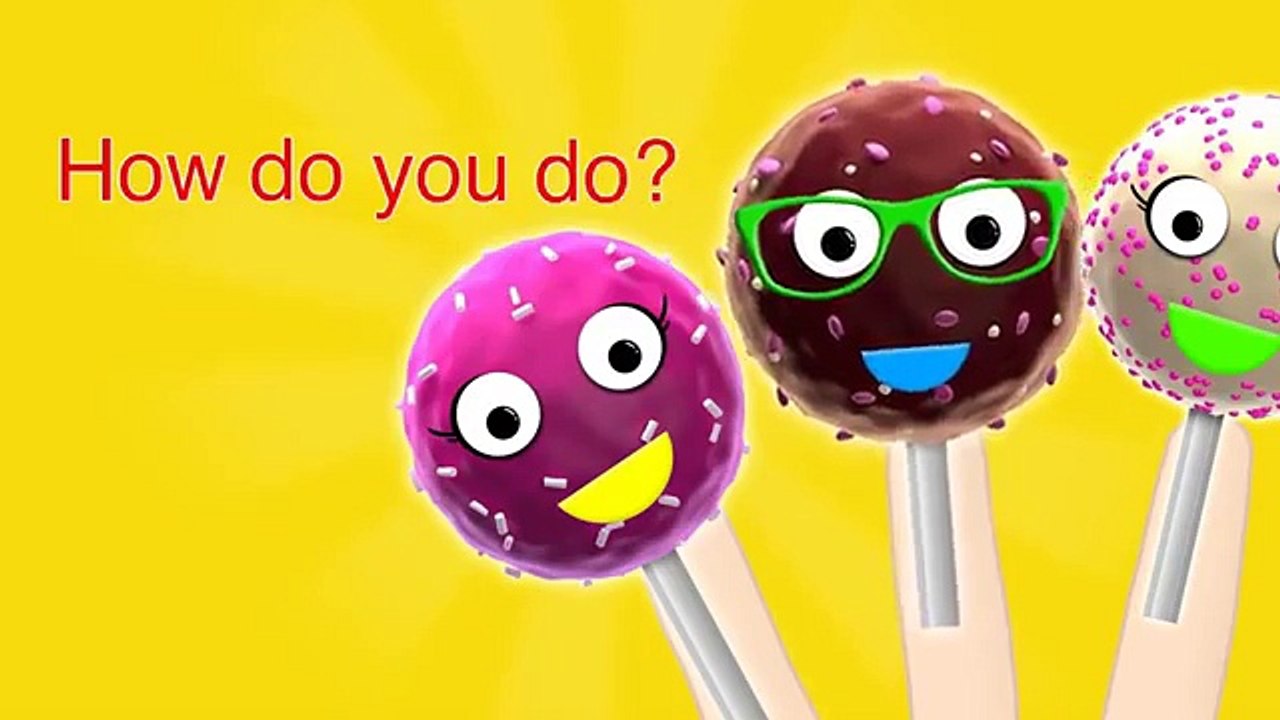 Cake Pop Candy Finger Family Nursery Rhymes Lyrics