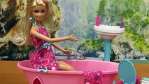 Mattel - Barbie`s Furnitures / Mebelki Barbie - Glam Bathroom / Łazienka z Lalką