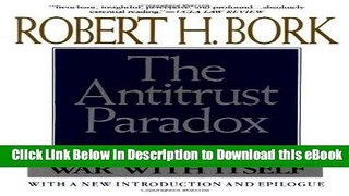 [Read Book] Antitrust Paradox Kindle