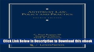 [Read Book] Antitrust Law: Policy and Practice Kindle