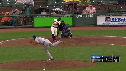 40916 Kenley Jansen gets Denard Span to ground out for the final out, earning the save and completing the Dodgers' come-from-behind victory