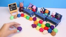 Play Doh Peppa Pig Classroom Learn ABC Playdough Letters Peppa Pig School House