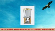 Silver Plated Wedding Canopy  Chuppah Kiddush Cup c5ff24ed