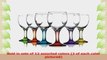 Klikel Carnival 10oz Assorted Colored Wine Glasses  Set of 12 0f66e01b