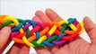 Play Doh Como hacer una trenza arcoiris de 6 seis cuerdas - plastilina